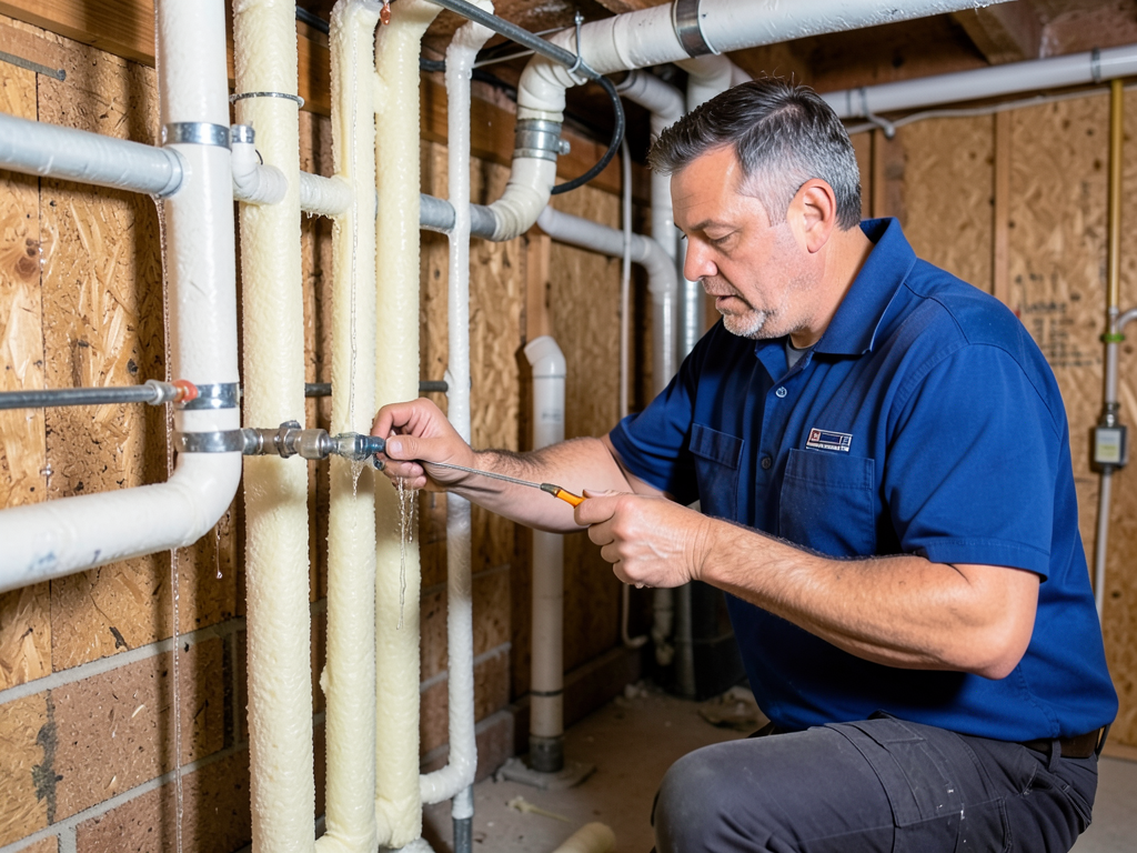 Dealing with sweating pipes and basement condensat