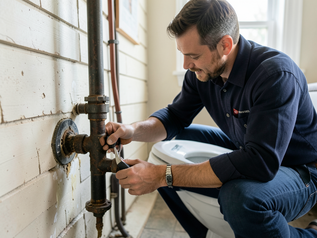 Fixing a leaky toilet base before it destroys your