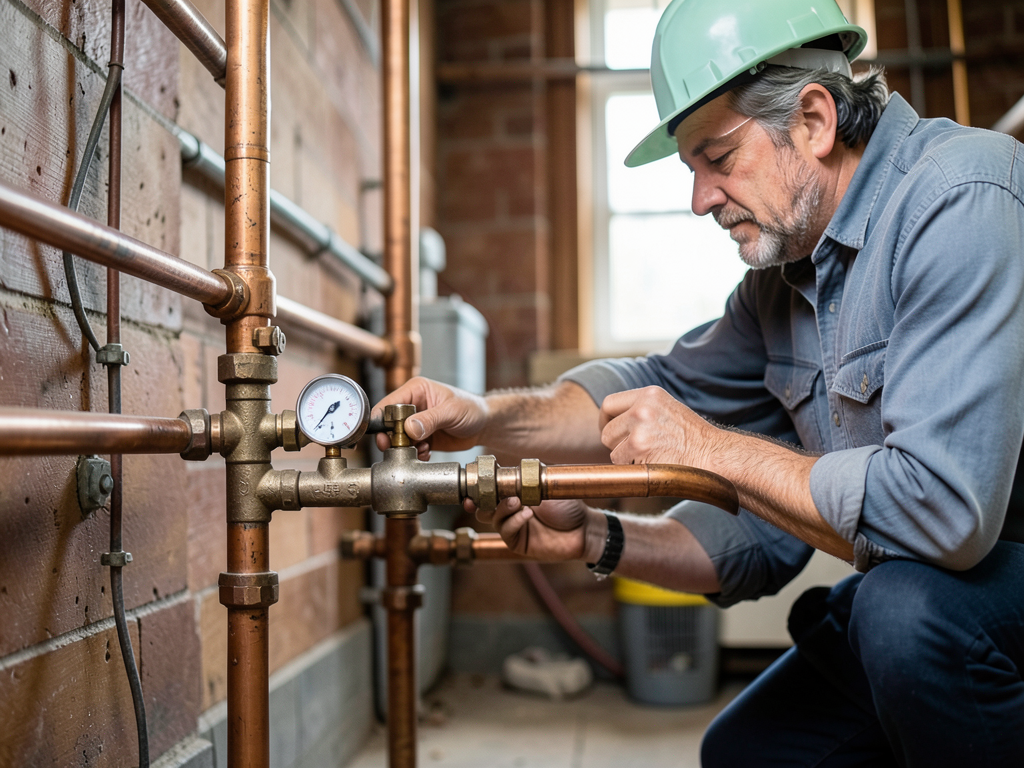 How to quiet noisy banging pipes in older college